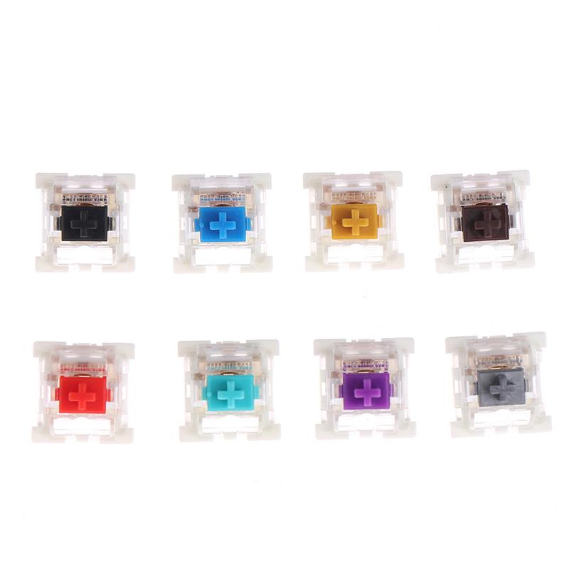 10Pcs/Lot Outemu Mx Switches 3 Pin Mechanical Keyboard Black Blue Brown Switches