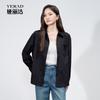 High-End White Long-Sleeved Shirt for Women