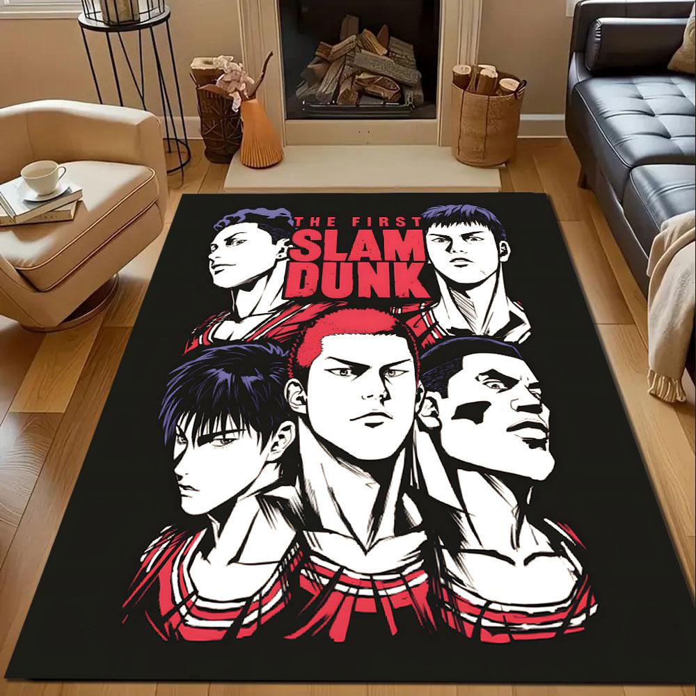 The First Slam Dunk Art Design Patterned carpet, non slip mat suitable for living room and bedroom sofas