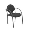 Pack 2 Chaises Hellin Noir Châssis Bali Noir
