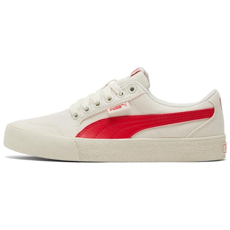 PUMA C-skate Vulc Sneakers Beige/Red Men s 374901-04 EU 36