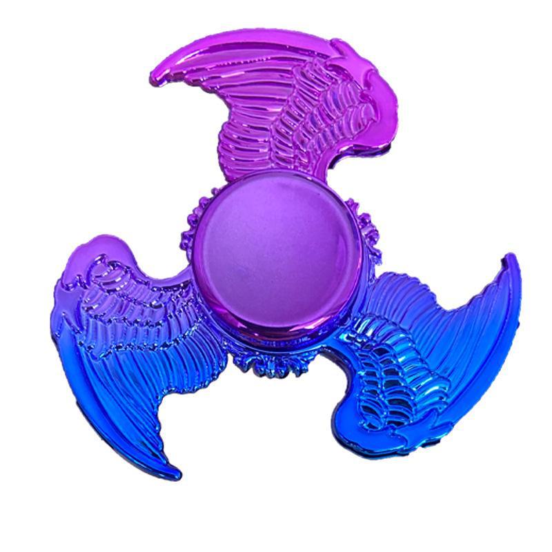 Limited Edition Colorful Gold-Plated Plastic Finger Gyroscope for Children