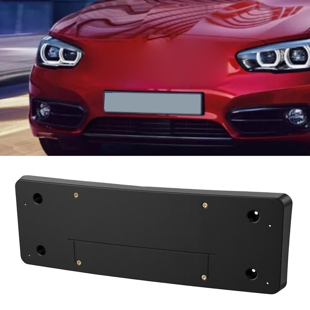 License Plate Holder Bracket Replacement for 1 Series F20 F21 2015- 2019 Front Bumper License Plate Mount 51118061489
