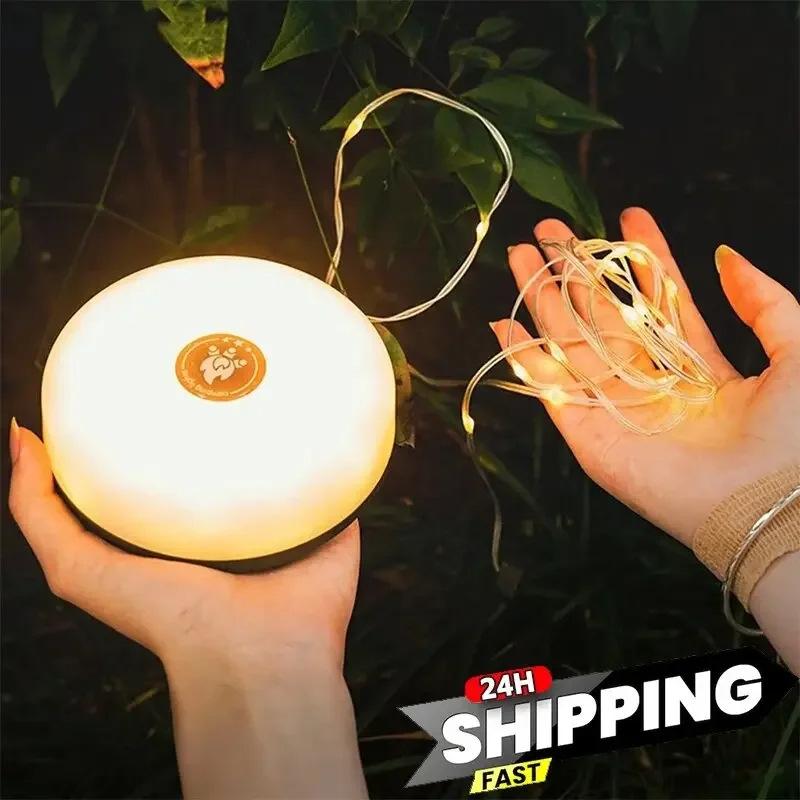 1pc Storage Camping Light, Measuring Tape String Light, Extra Long Battery Life, Tent Light, Camping Light, Ambient Light Strip, Christmas Light