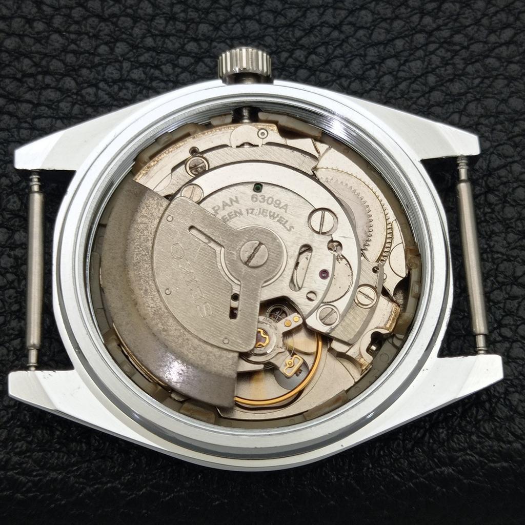 SEIKO 5 AUTOMATIC JAPAN MENS 6309A REFURBISHED GREY COLOR DIAL WATCH a440238-9 Sk-a440238-1