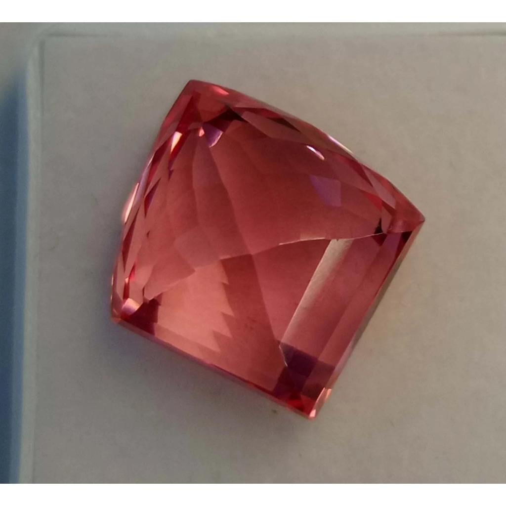 Natural Padparadscha Sapphire 17-19 Ct Fancy Cut Certified Stunning Gemstone
