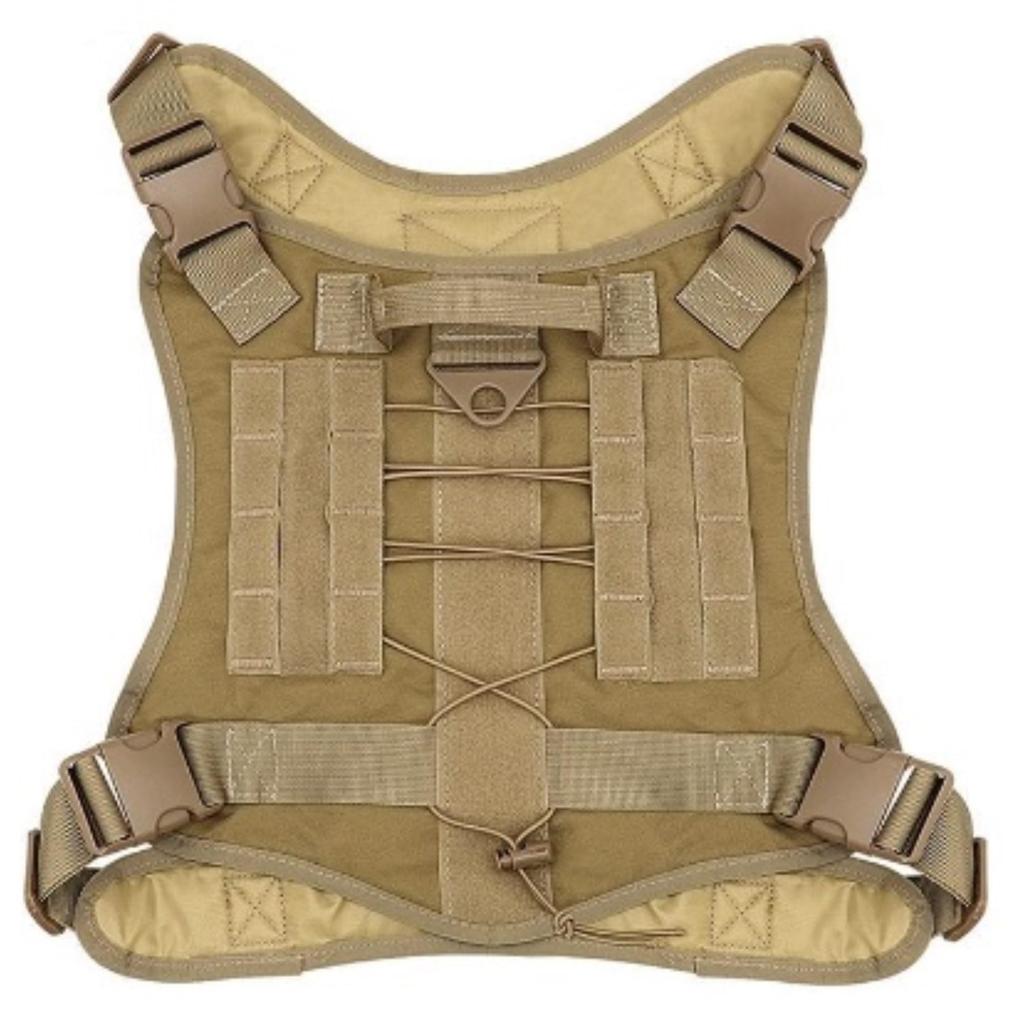 Arm Dog Military Medium Dog Size M King's Anti-Pull Harness, Adjustable, Style, Training, Walking, (Brown)