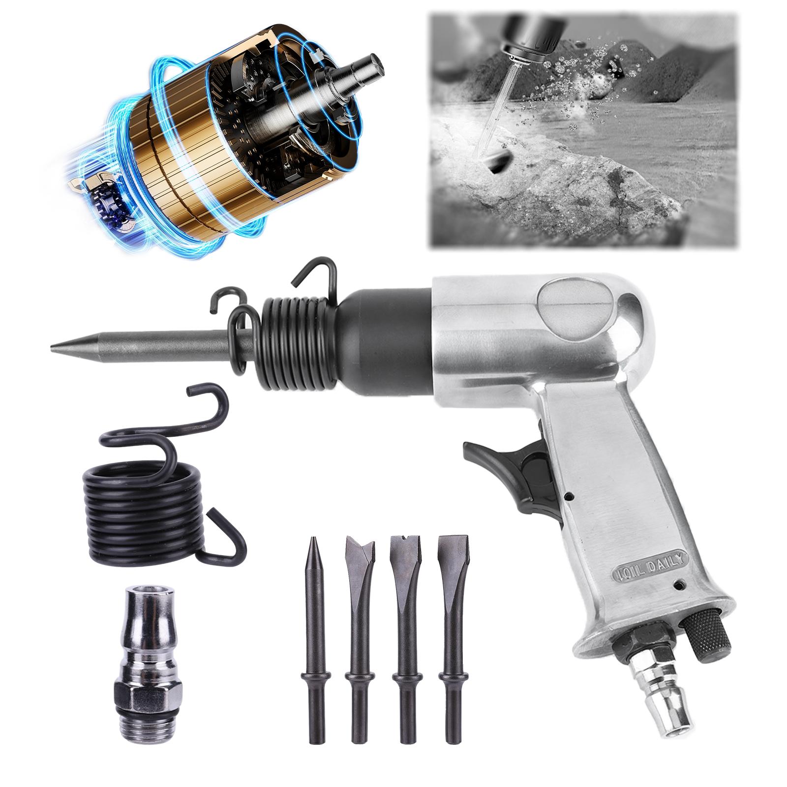 

150 MM Pneumatic Hammer 4-Chisels Air Shovel Tool 4500 BPM Pneumatic Shovel Spring & Fitting for Automotive & Metal Work China Mainland