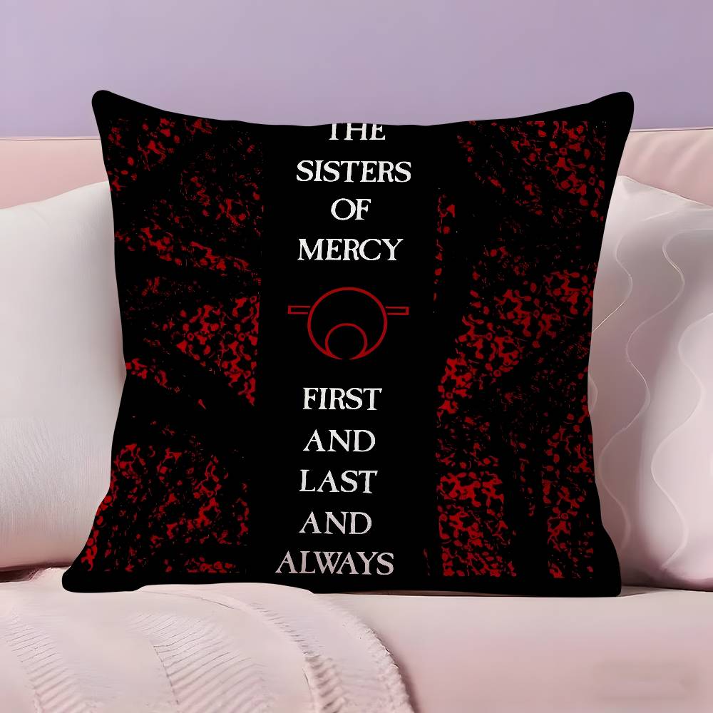 The S-Sisters Of M-Mercy Band Pillow Case Pillowcase Ultra Soft Skin Friendly Fabric Cloud Like Comfort & Concealed Zipper