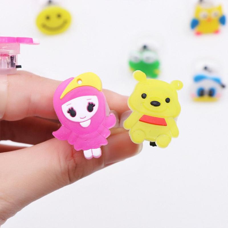 Led  Light  Ring Cute Colorful Lights Flash Ring Toys For Children With Battery