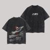 Ryomen Sukuna T Shirt Jujutsu Kaisen Men Vintage Acid Wash King of Curses Know Your Place Anime Graphic Streetwear Tee