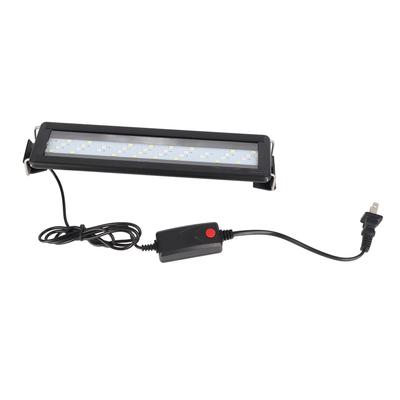 Luce per acquario a LED con cambio colore, 3 livelli regolabili, 4 file, luce per acquario con estensibile