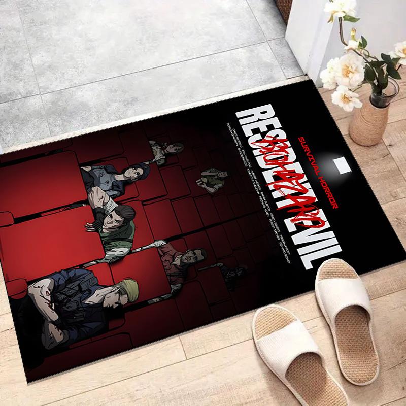 Resident Evil Printed Area Rug Carpet for Bedroom Living Room Home Decor Rugs Mat Non Slip Mat Rug for Bedside