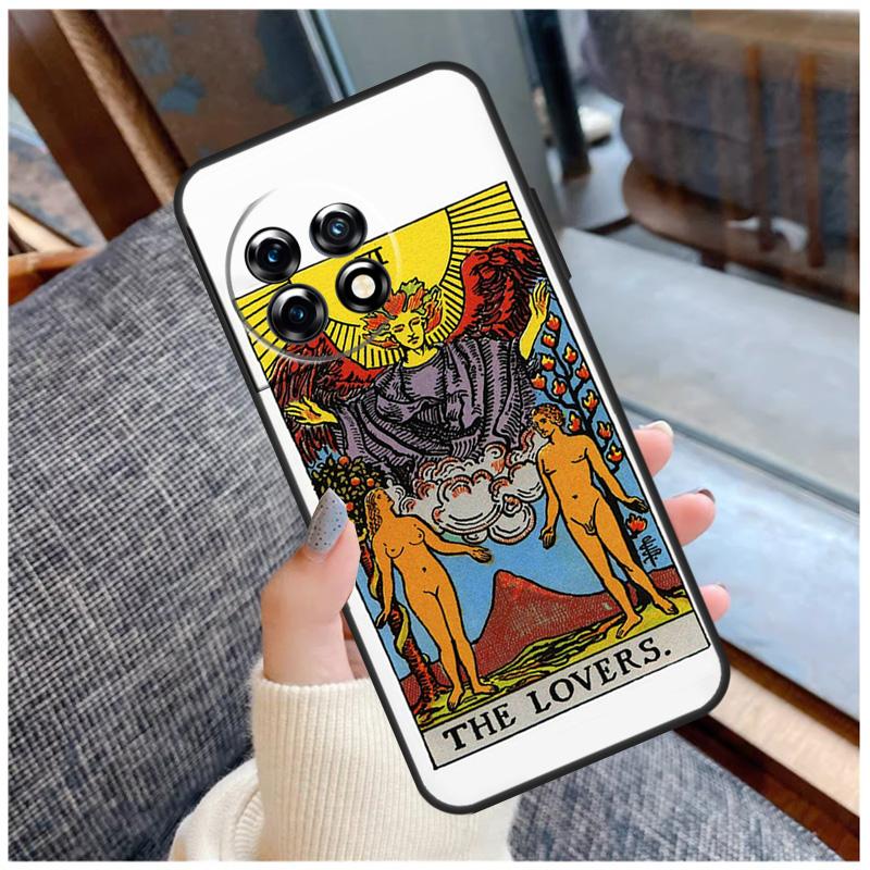 Tarot Card Astrology Sun Moon Lover Case For OnePlus 15 12R 13R 13T 10T 8T 13 12 11 10 Pro Nord 5 CE 2 3 4 Lite N20 N30 Coque