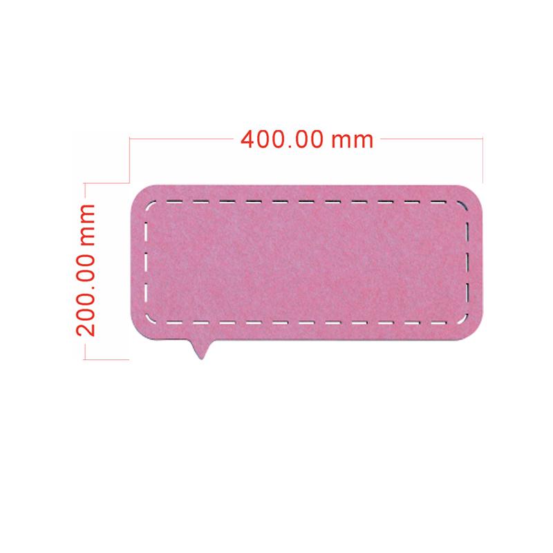 Self-Adhesive Felt Message Board & Photo Wall Stickers for Kindergarten