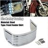 Chrome Front Fender Trim Skirt Kit For Harley Touring Road King Glide 2014-