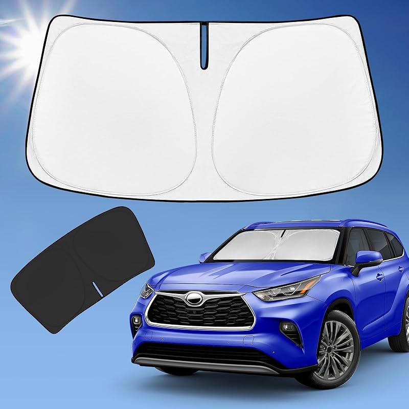 For Toyota Tacoma 2016- 2024 2025 2026 Sun Shade Sunshade Windshield Cover - 4 Layers Front Window Shade  Fit Tacoma 2Dr 4Dr Pickup Sun Visor 240T