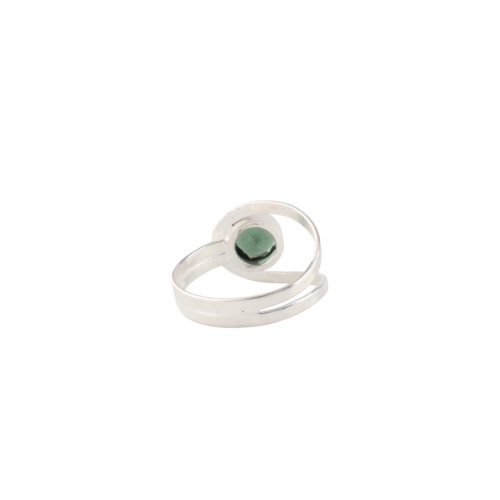 Green Tourmaline Gemstone 925 Sterling Silver Jewelry Handmade Ring Gift For Her RR-68-16