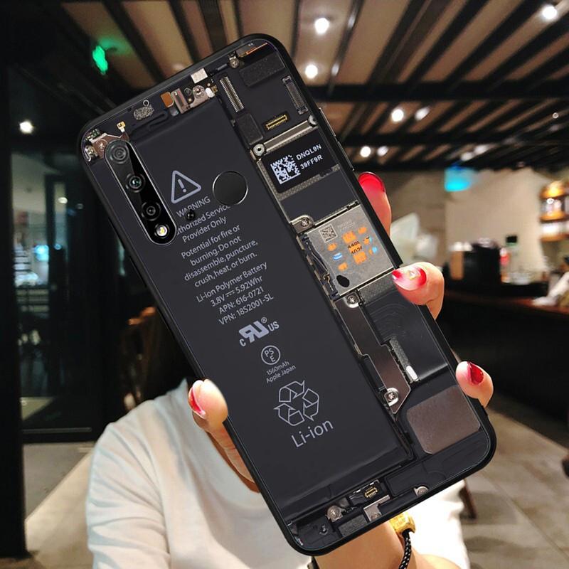 Baterie Obvodová deska Pouzdro na telefon Huawei P50 Pro P30 P40 Lite P40Pro P20 lite Mate 20 Pro Nova Y70 Y90 9 SE P Smart Funda