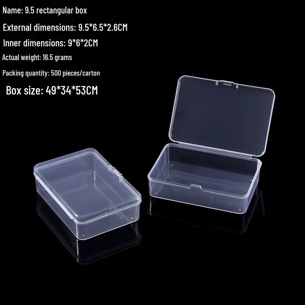 Mini Transparente Kunststoff-Aufbewahrungsbox - Tragbarer Kleinteile-Organizer