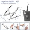 Supporto portatile per laptop Supporto regolabile per notebook Per supporto base per laptop pieghevole
