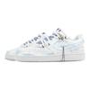 Nike Court Vision 1 Crushed Jade Smoke Abrasion Resistant Low top Skateboard Shoes Men's Blue White DH2987-101(Team773-)