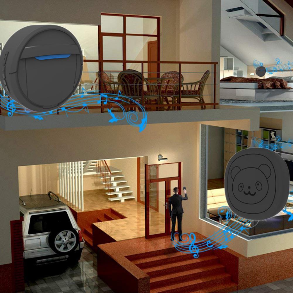 Wireless Waterproof Touch Button Dog Door Bell SOS Caller 1 Transmitter 1 Receiver