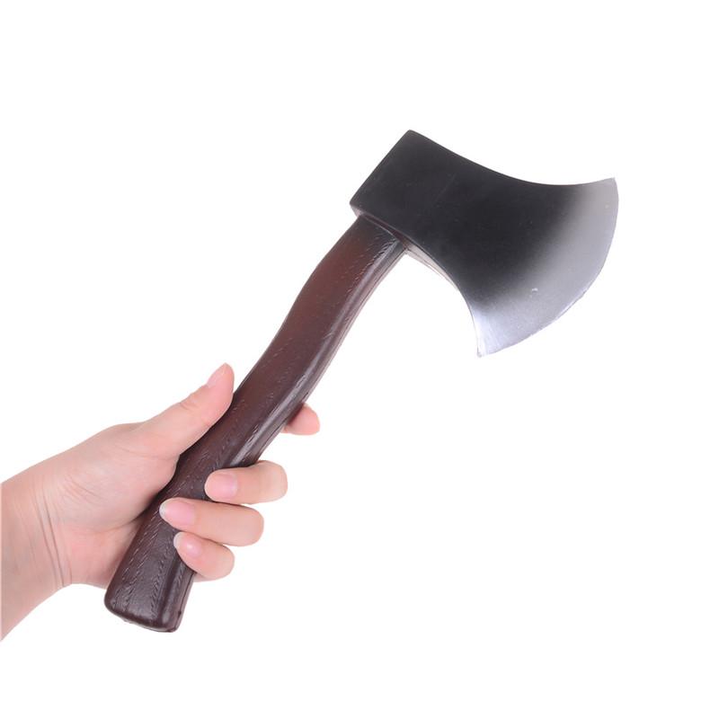 1PC PU Foam Weapon Fire Ax Props Sponge Axe Children's Toys Costume Accessories