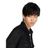 Lee FW22 Washed Distressed Denim Collar Down Jacket Men Jackets Black LMT003992100031998L00