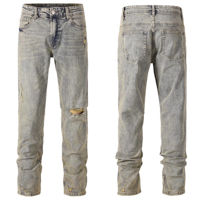 RogueWave Y2k Streetwear Vintage Pantalones Hombre Trees Camouflage Jeans Cargos for Men Patchwork Straight Baggy Casual Denim Trousers