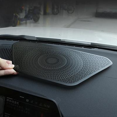 For BMW 3 Series G20 G28 2020 2021 2022 LHD Black Dashboard Audio Speaker Frame Decoration Cover Trim Car Styling Interior Sticker