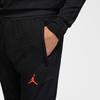 Jordan Logo Print Fitted Mid-Rise Straight-Leg Knit Sports Pants Men Pants Black DN1251-010