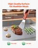 Commercial Electric Griddle, 725 X 400 Mm, 4400W, 50-300°C Adjustable Temp Control, Stainless Steel Countertop Full Flat Top Grill with 2 Spatulas and