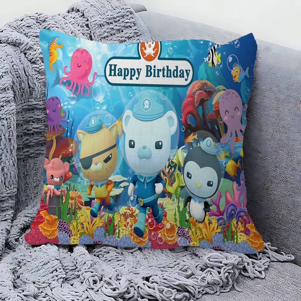 

The Octonauts Cartoon Cushion Cover Decorative Pillow Sofa Home Decor case pillow cases 30x30 cm