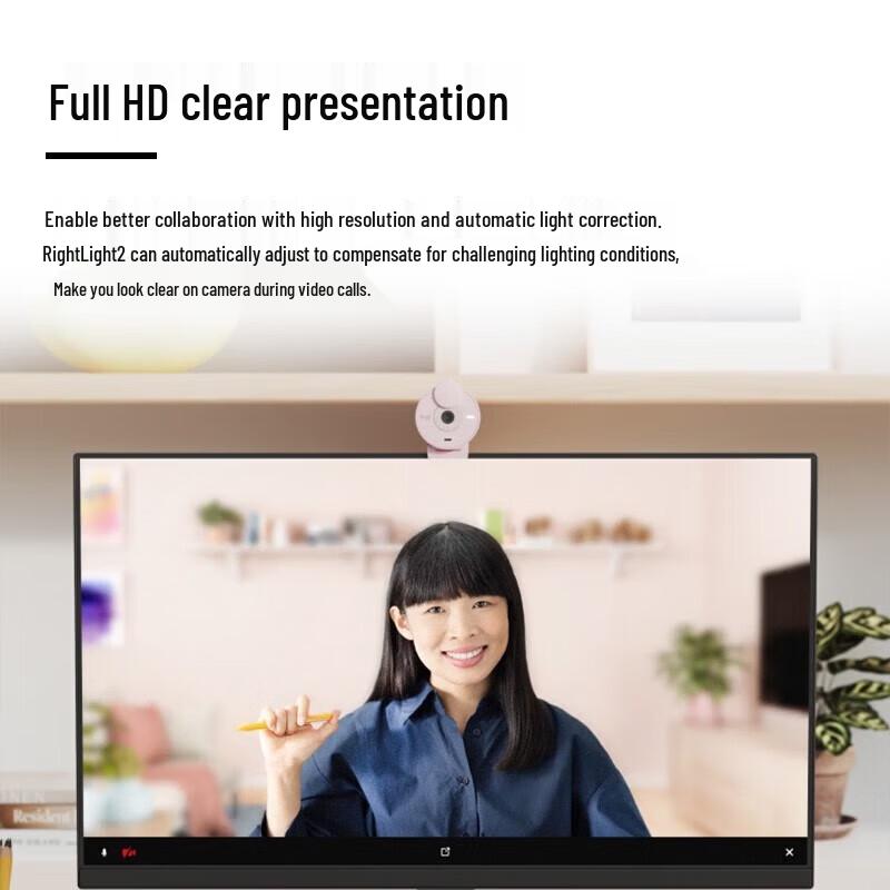 Logitech BRIO 300 Full HD Wide-angle Webcam