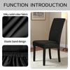 Tpu Coated Waterproof Milk Silk Chair Cover Solid Color Elastic Hotel Chair Cover