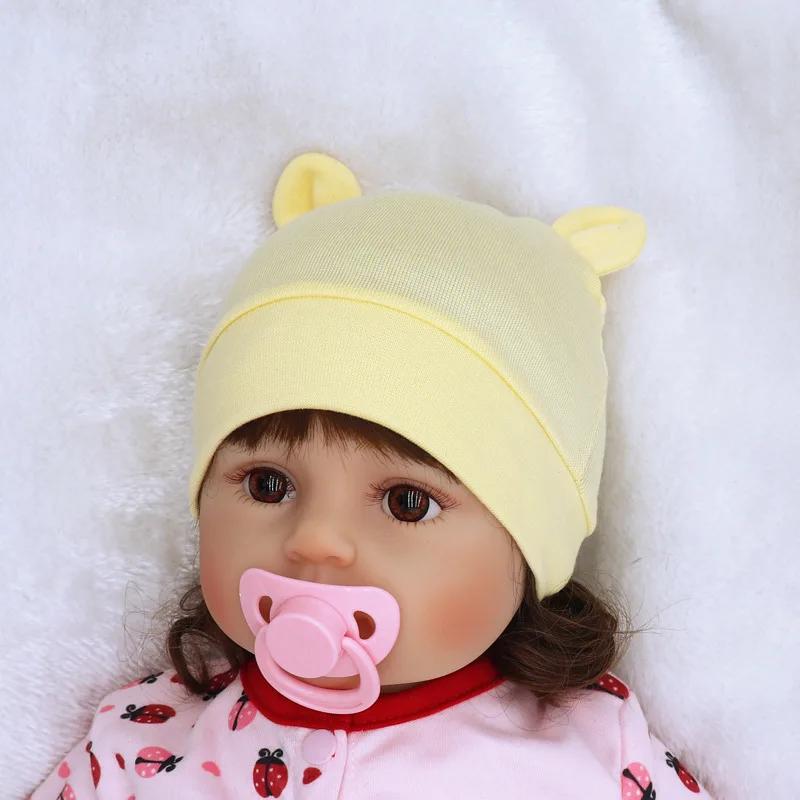 New Baby Hat For Boy Girl Fashion Ears Bonnet Cute Pography Props Hats Newborn Beanie Kids Outdoor Warm Knitted Beanie Cap