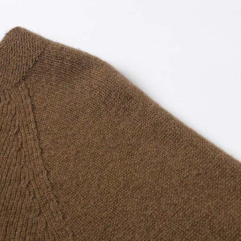 SNOWFLYING Women's 100% Merino Wool Round Neck Cardigan