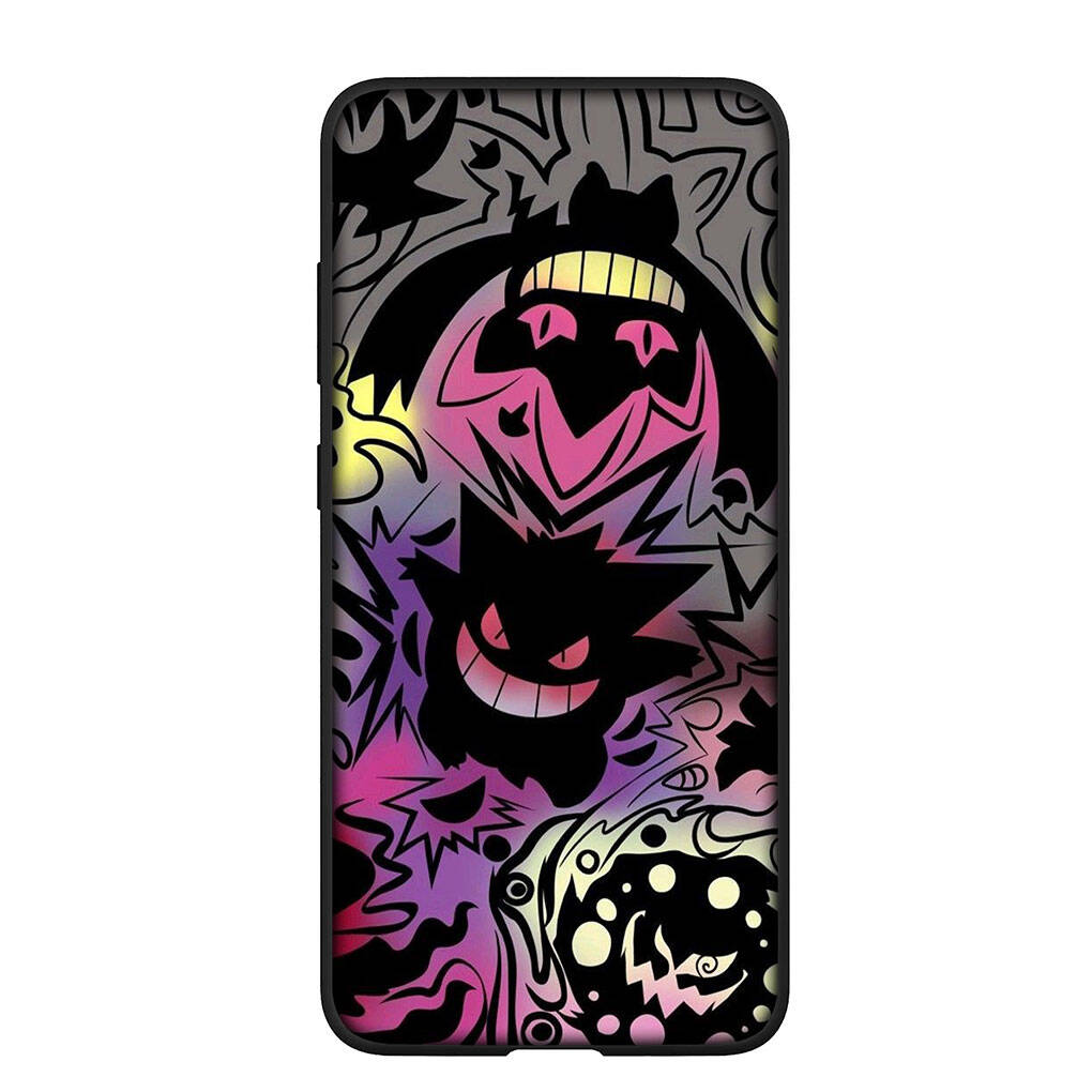 Pouzdro na telefon pro iPhone 17 16 15 Plus Xiaomi Poco F8 F7 X7 X6 M8 C85 C75 C71 Redmi Note 14 12 11 13 Pro Max A4 14C 13C 15C Pikachu Pokemon Gengar Kryt