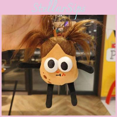 Sevimli Peluş Patates Sosis Ağız Oyuncak Komik Hayvan Anahtarlık Hediye 12cm