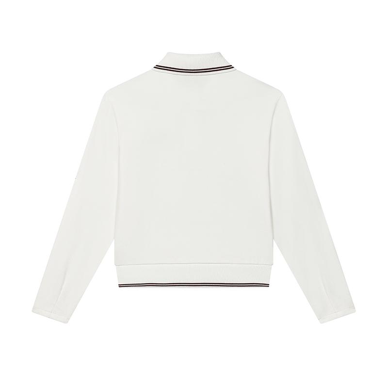 New FILA Sweatshirt Women's Cloud White F11W439208FWT