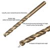 Forets hélicoïdaux - AIMOONSA - HSS M35 - 13 pcs 1,5–6,5 mm - 5% Cobalt - Pointe 135°