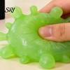 Hand Exercise Ball Splash Shaped Squeeze Slow-Rising Soft Fidget Toy for Stress Relief Non-Sticky Portable Fun Decompression Gadget Kids Adults