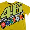 VR46 Racing Apparel Valentino Rossi The Doctor Grafica Gialla s Larga Unisex Maglietta Cotone Oversize Taglia Larga