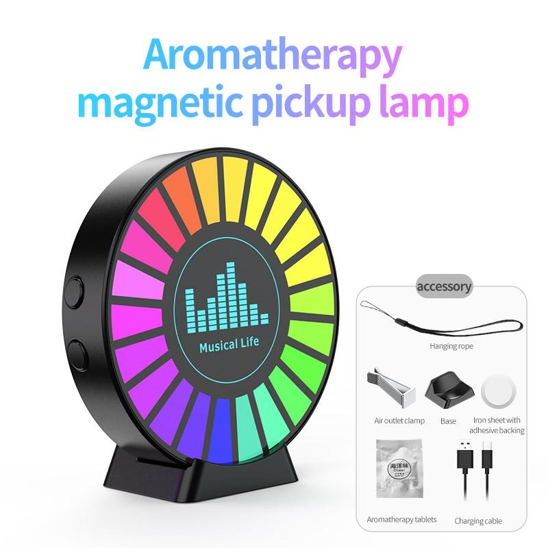 

Светодиодный музыкальный звуковой контроль, звукосниматель, ритм-лампа, RGB, автомобильный окружающий свет, регулируемая автомобильная полоса для автомобилей, семейная вечеринка