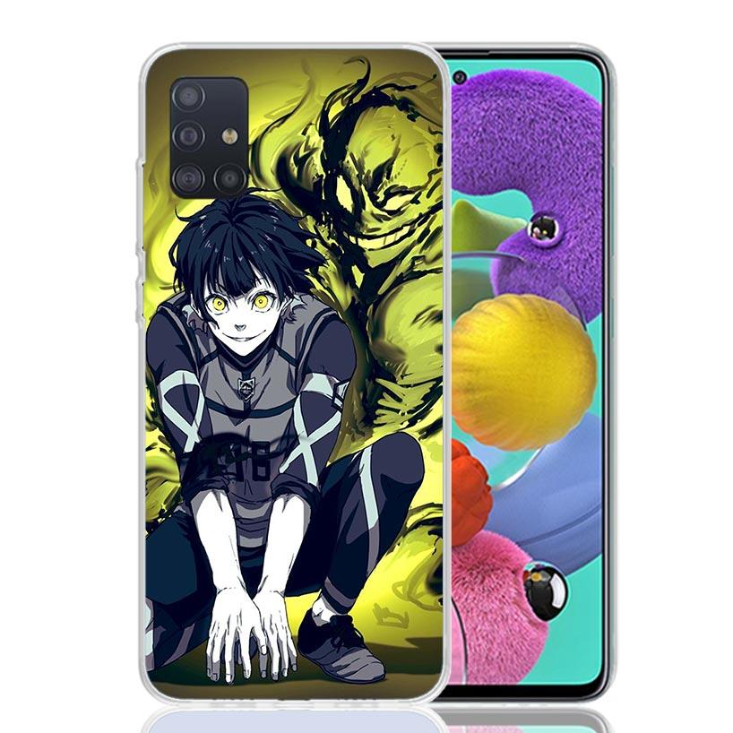 Blue Lock Bachira Meguru Phone Case For Samsung Galaxy A52 A32 A22 A12 A02S A50S A30S A51 A31 AA71 Note 20 Ultra 10 S10 Plus Gal