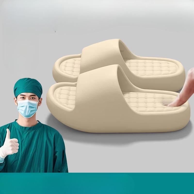 

Medical Style Slippers for Women, New Model, Indoor, Thick Sole, Anti-slip Shoes Fits 43-44 хакі