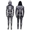 Separate Headgear Halloween Cosplay Costume Elastic Skull Bodysuits Cosplay Clothing Props  Party