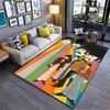 Colorful Psychedelic Art Carpet Suitable As a Non-slip Mat for the Living Room or Bedroom Sofa