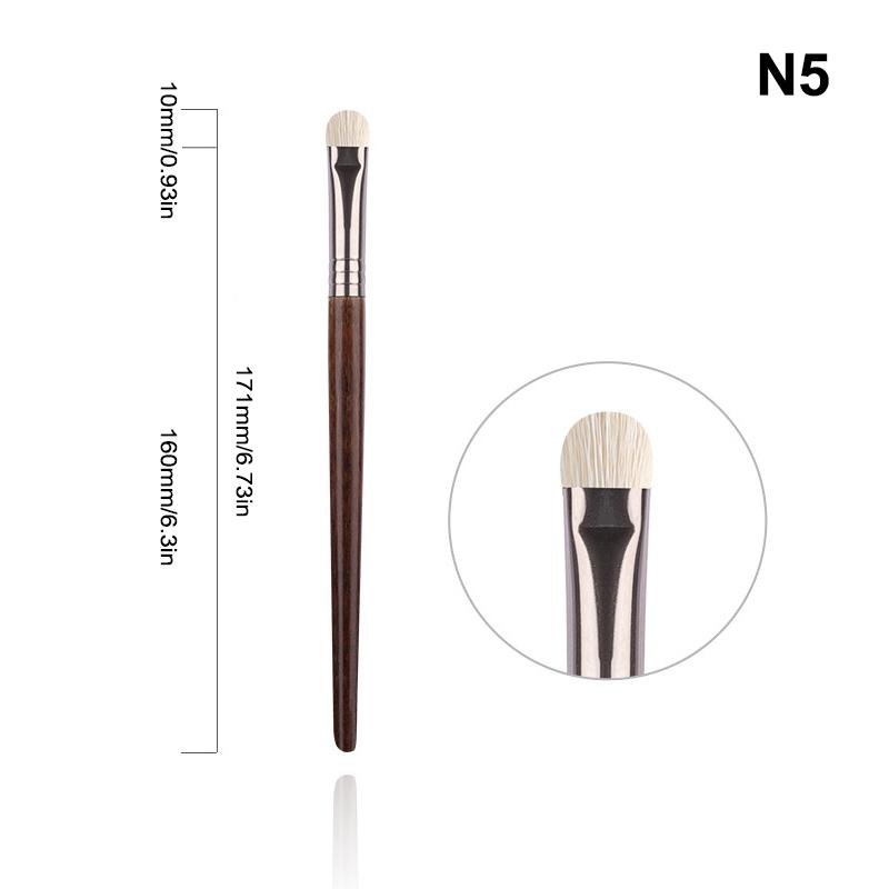 1Pcs Animal Hair Makeup Brush Complete Set Lip Brushes Eyeshadow Brush Soft Makeup Brush Beauty Tools Smudge Brush Single
